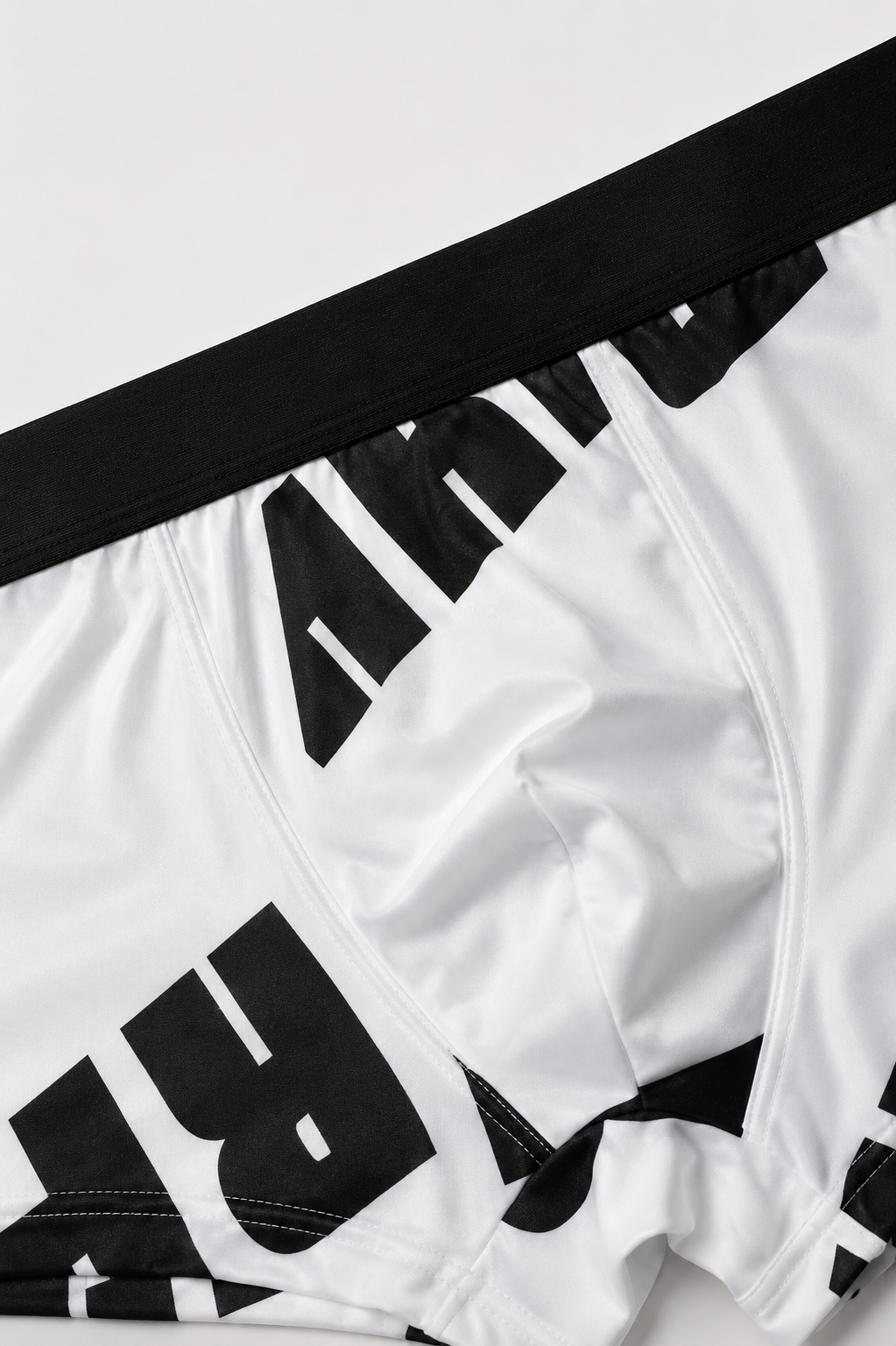 ZENVA Premium Men's Graphic Print Boxer Briefs โ White & Black | Ultra Soft, Breathable & 4-Way Stretch (PACK OF 3)