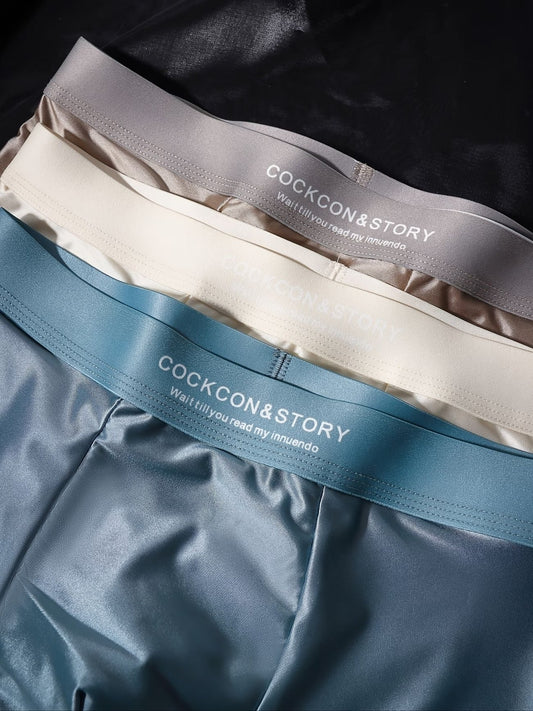 SilkTouch IceCool Boxer Briefs – Ultra-Smooth Comfort, Breathable Stretch & Cooling Fit (PACK OF 4)