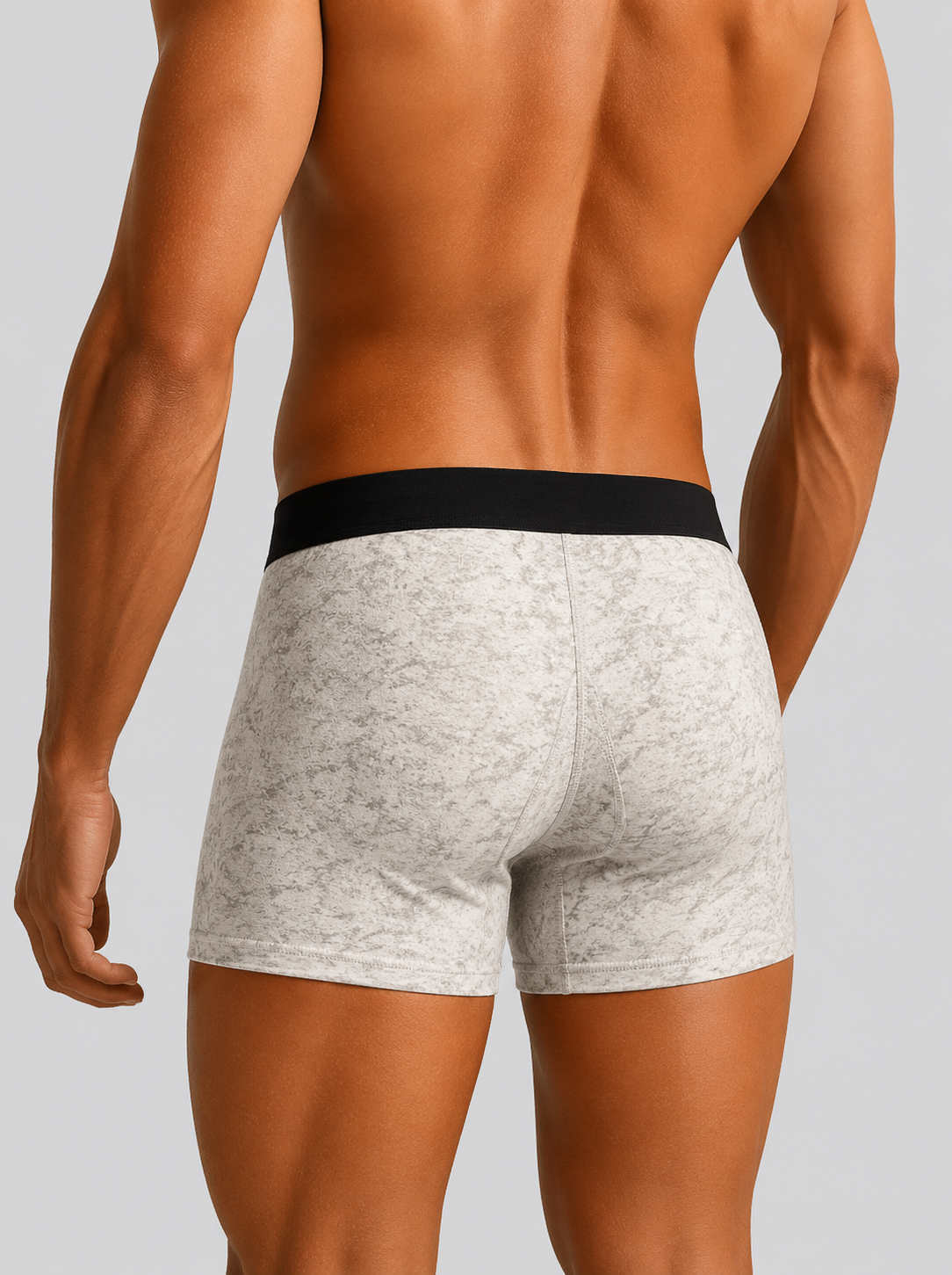 ZENVA Sandstone Marble Print Boxer Briefs for Men | Ultra-Soft Stretch | Premium Everyday Comfort (PACK OF 3)