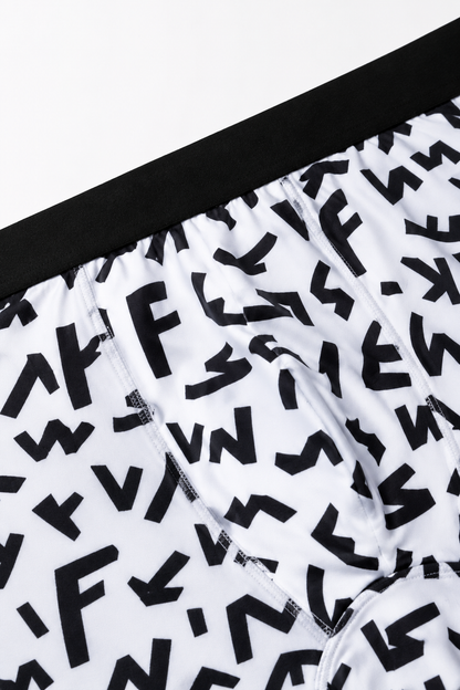 Men’s Abstract Print Boxer Briefs – Pack of 3 | Soft Stretch Trunks | Premium Everyday Underwear for Men