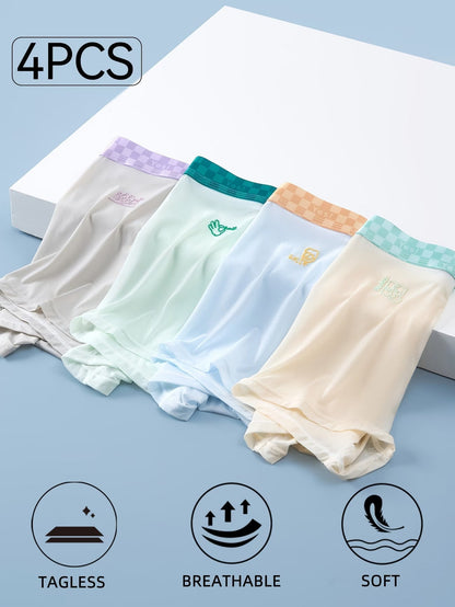 Premium Women’s Seamless Panties | Soft Breathable Stretch Mid-Waist Underwear for All-Day Comfort(PACK OF 4)