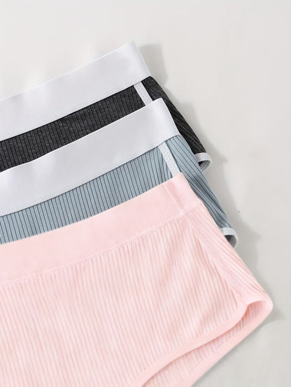 Ultra-Comfort Seamless Women Panties | Breathable Soft Stretch Mid-Waist Underwear for Everyday Wear( pack of 3 )