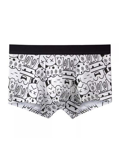 ZENVA Premium Men's Checkerboard Boxer Briefs – White & Black | Ultra Soft, Breathable & 4-Way Stretch (PACK OF 3)