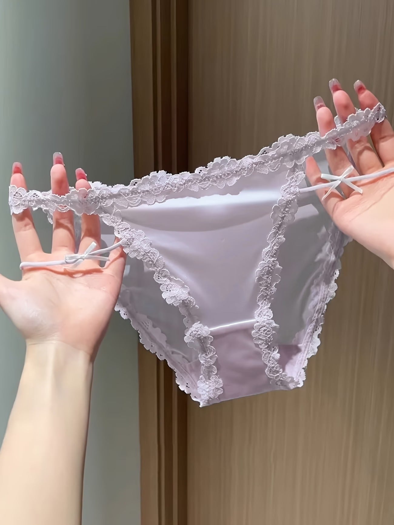 Luxe Lace Satin Panties – Ultra Soft Elegant Comfort | Premium (4PCS Pack)