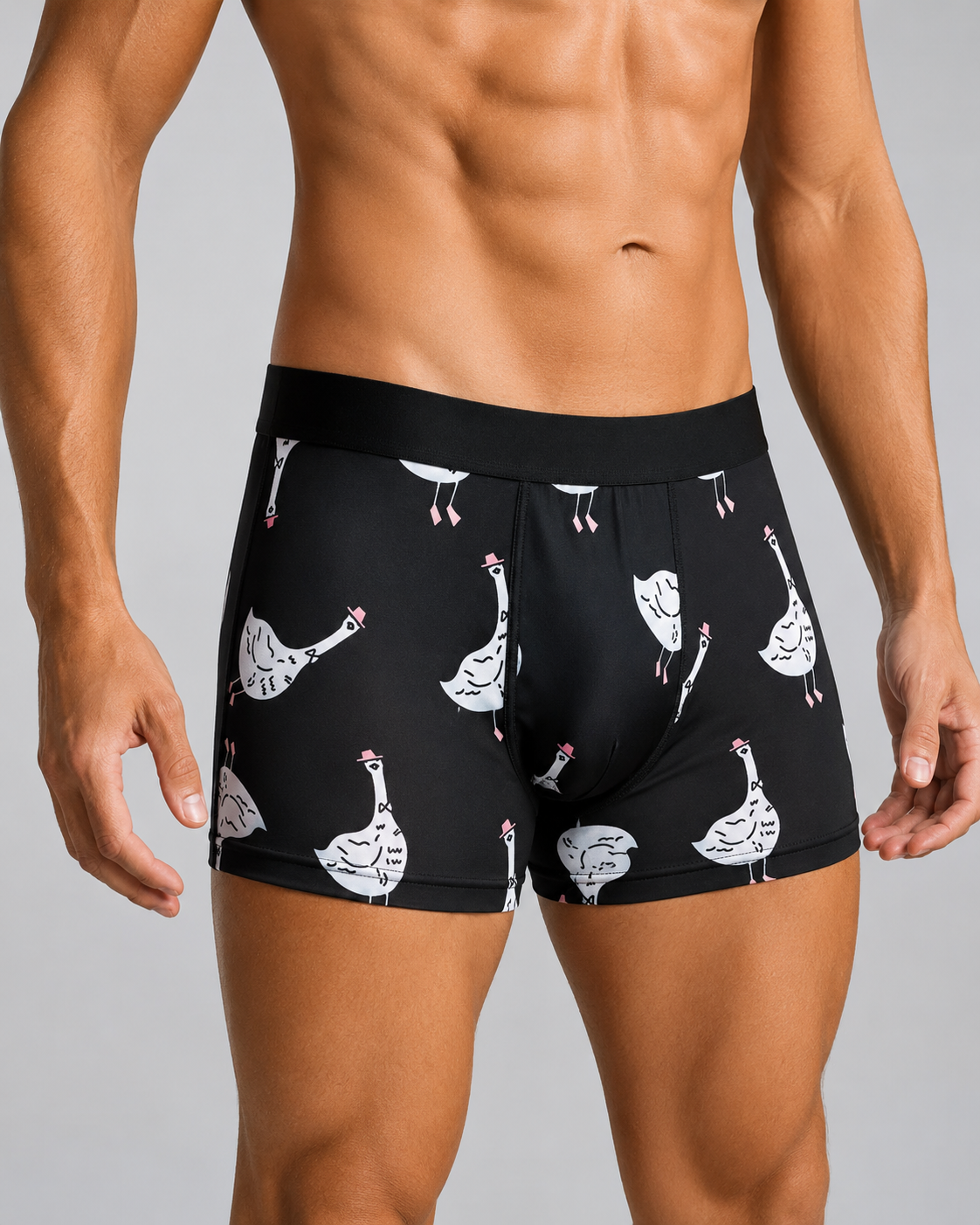 Men’s Fun Printed Boxer Briefs – Pack of 3 | Soft Stretch Trunks | Premium Everyday Underwear for Men