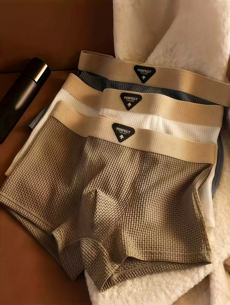 Breeze Weave Luxe Boxers Briefs (Pack Of 3)