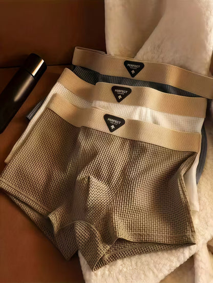 Breeze Weave Luxe Boxers Briefs (Pack Of 3)
