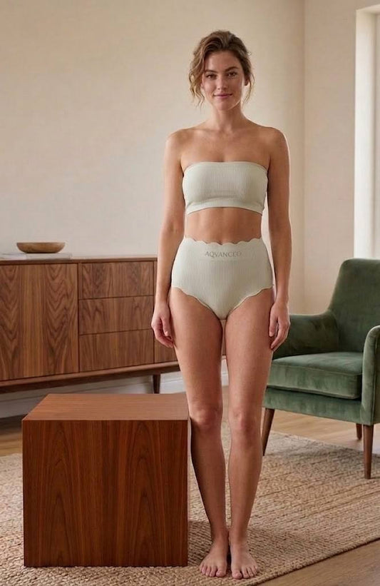 Premium Ribbed High-Waist Panties for Women | UltraSoft Breathable Stretch Fit | Luxury Seamless Innerwear (PACK OF 3)