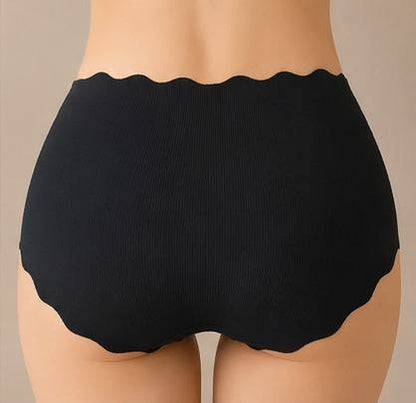 Premium Ribbed Seamless Panties for Women | UltraSoft Stretch Comfort | Invisible Everyday Innerwear (PACK OF 3)