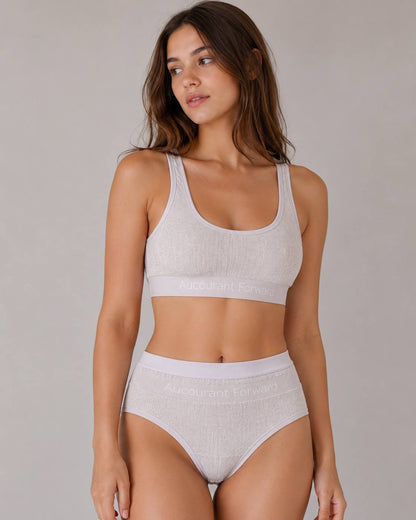 ZENVA AirSoft Ribbed High-Waist Briefs (PACK OF 3)