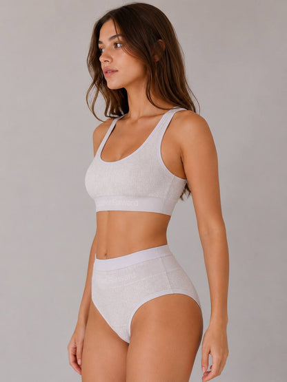 ZENVA AirSoft Ribbed High-Waist Briefs (PACK OF 3)