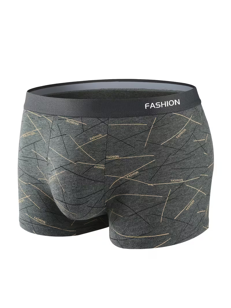 Men's Boxer Briefs Youth Flat Front Shorts Loose Fit Comfortable Pants (pack of 3)