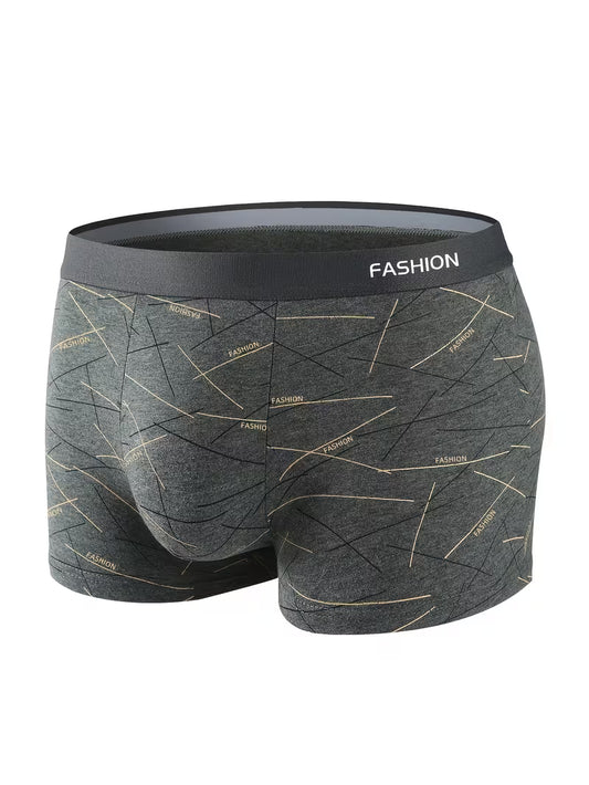 Men's Boxer Briefs Youth Flat Front Shorts Loose Fit Comfortable Pants (pack of 3)