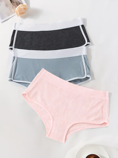 Ultra-Comfort Seamless Women Panties | Breathable Soft Stretch Mid-Waist Underwear for Everyday Wear( pack of 3 )