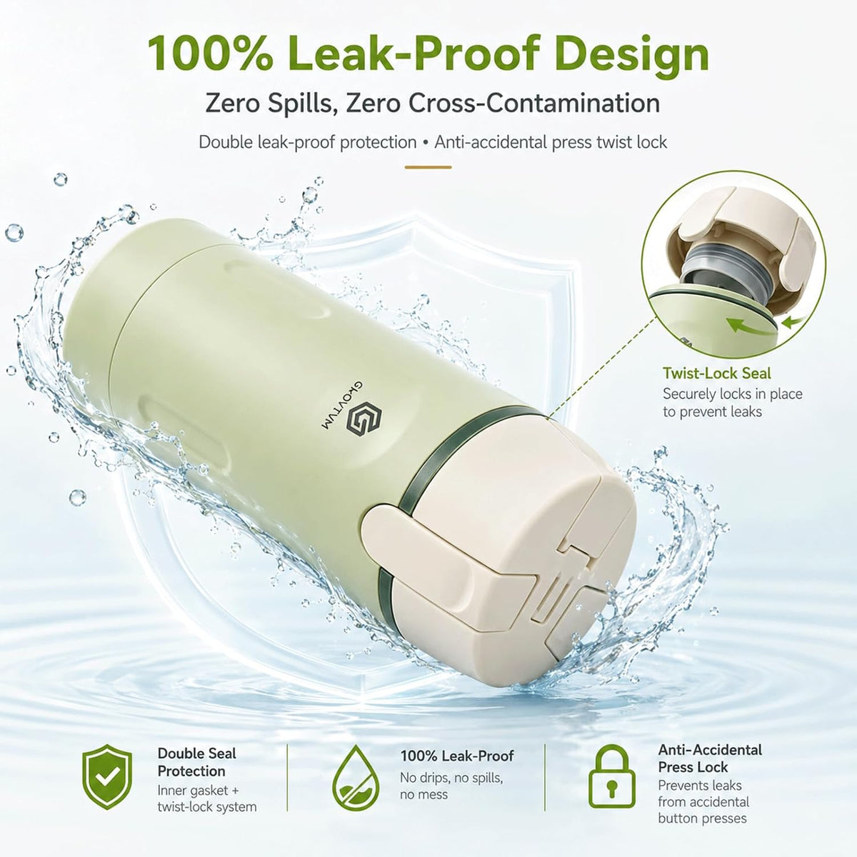 4 in 1 Travel Dispenser Bottles Shampoo Refillable Leak Proof TSA Compliant Size Containers Toiletries Toiletry with Pump Design Portable Organizer Conditioner Lotion Cream Vacation