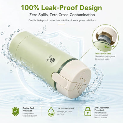 4 in 1 Travel Dispenser Bottles Shampoo Refillable Leak Proof TSA Compliant Size Containers Toiletries Toiletry with Pump Design Portable Organizer Conditioner Lotion Cream Vacation