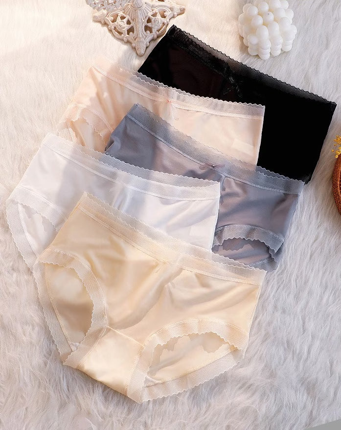 Ultra-Soft Seamless Women Panties | Breathable Stretch Mid-Waist Underwear for Everyday Comfort( pack of 3 )
