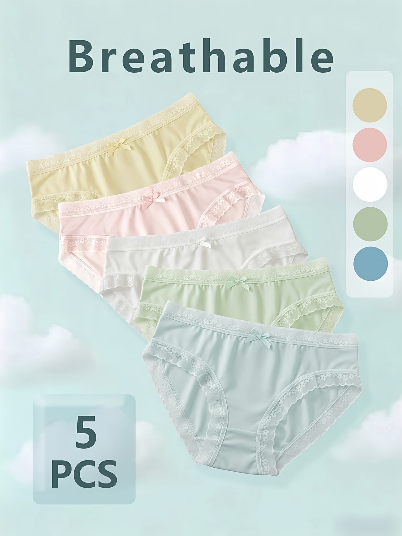 Luxury Seamless Women Panties | Ultra-Soft Breathable Stretch Underwear for Everyday Comfort( pack of 5 )