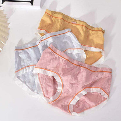 Women’s Seamless Soft Cotton Panties | Breathable Mid-Waist Stretch Underwear for Daily Comfort( pack of 3 )