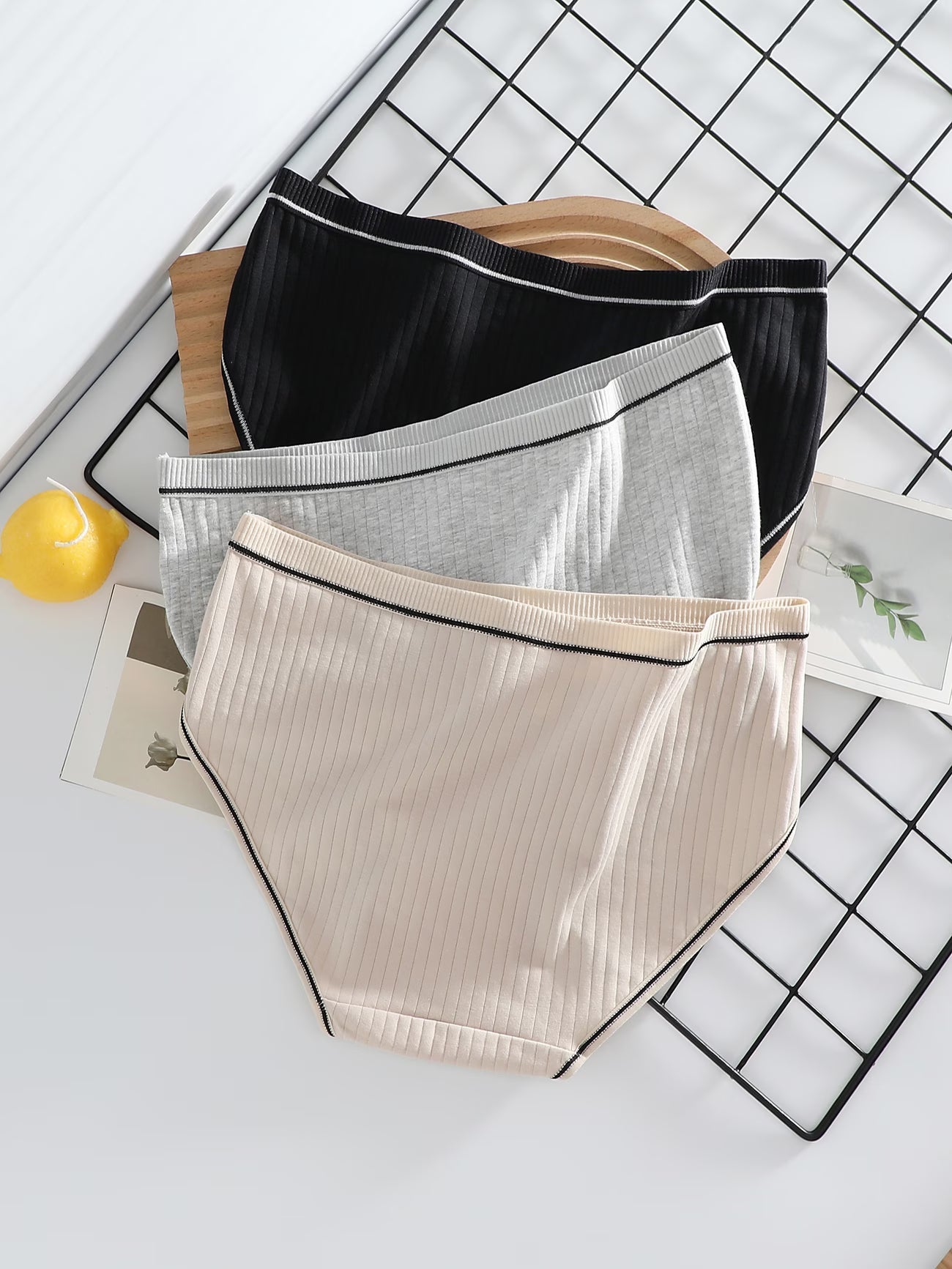 Women’s Floral Lace Transparent Panty | Sexy Mid Waist Bikini Brief | Soft Stretchable Comfortable Lingerie(pack of 3)