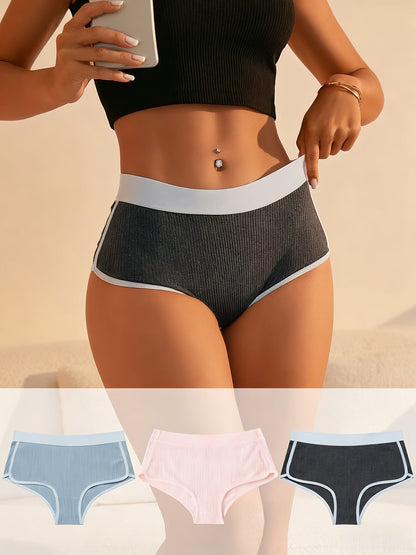 Ultra-Comfort Seamless Women Panties | Breathable Soft Stretch Mid-Waist Underwear for Everyday Wear( pack of 3 )