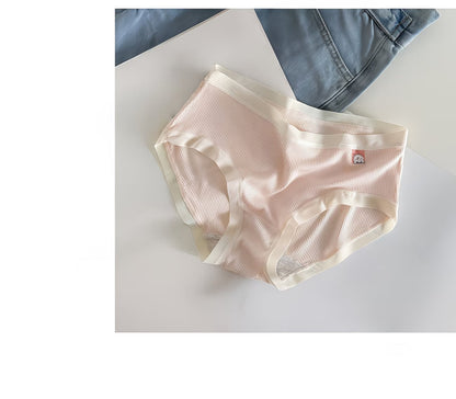 Women’s Ribbed Soft-Stretch Mid-Waist Panties – Pack of 3