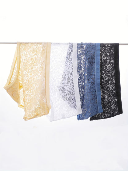 Women’s Ultra-Soft Seamless Panties | Breathable Stretch Mid-Waist Underwear for Everyday Comfort(PACK OF 4)