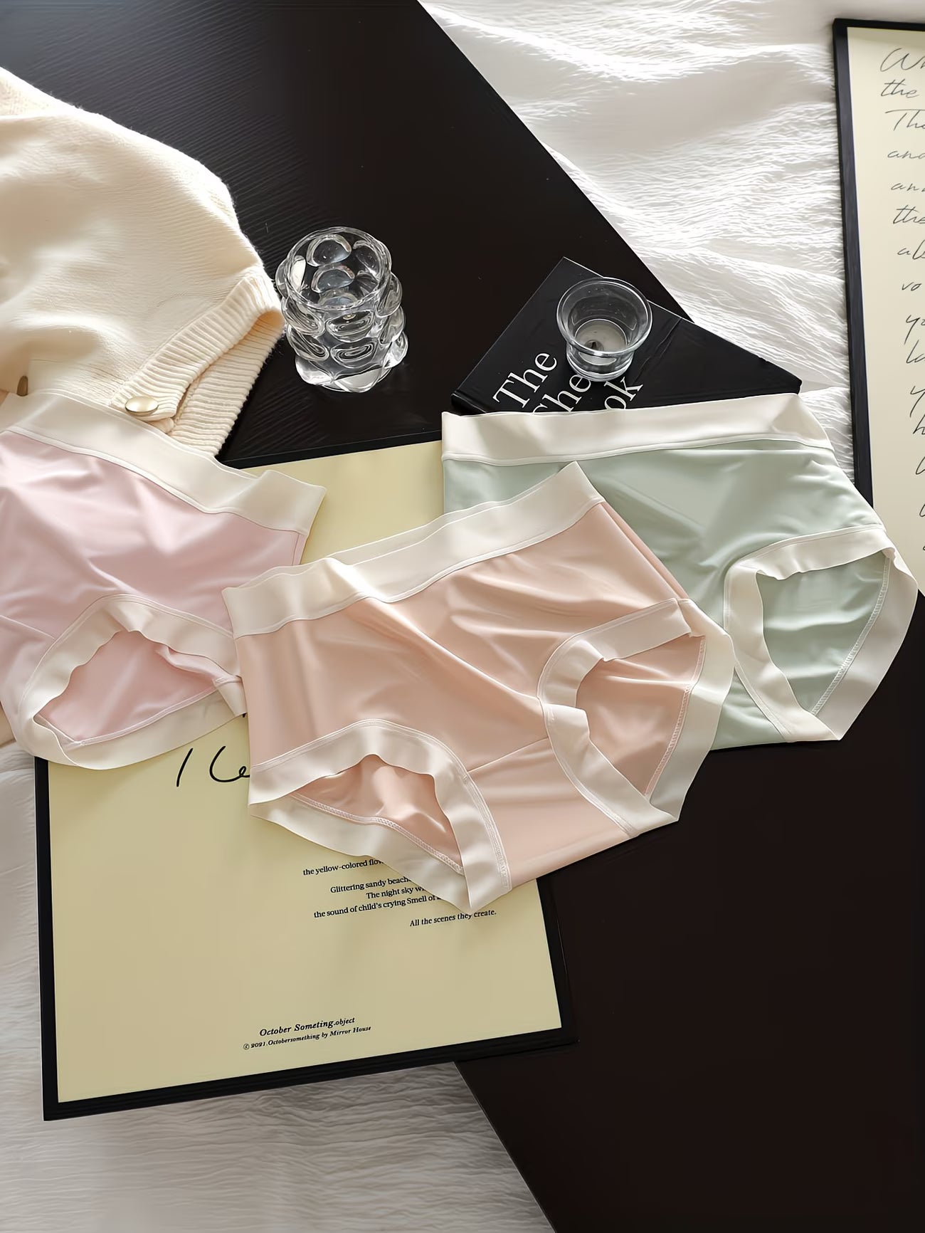 Women’s Pastel Soft-Stretch Mid-Waist Panties – Pack of 5
