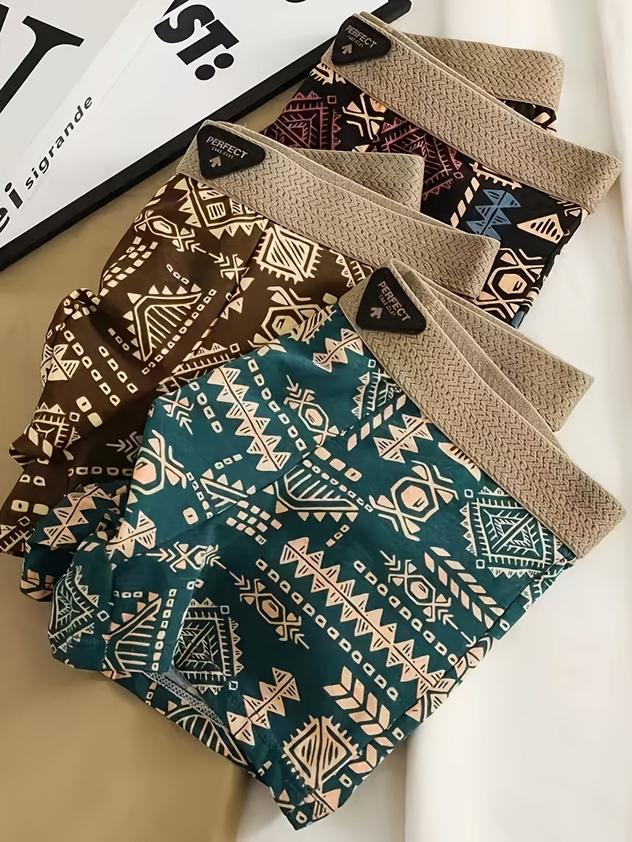 Tribal Edge Boxer Briefs – Ultra Soft Stretch | Premium Printed (3PCS Pack)