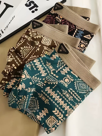 Tribal Edge Boxer Briefs – Ultra Soft Stretch | Premium Printed (3PCS Pack)