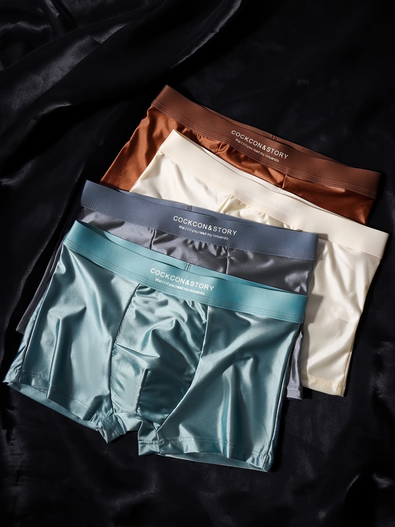 SilkTouch IceCool Boxer Briefs – Ultra-Smooth Comfort, Breathable Stretch & Cooling Fit (PACK OF 4)
