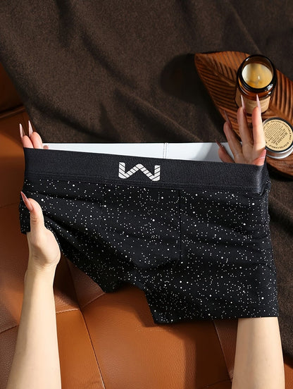 AeroFlex Printed Boxer Briefs – Ultra-Soft Stretch, Breathable Fit & Modern Minimal Design (PACK OF 3)