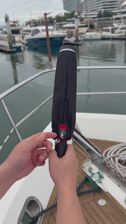 Smart Waterproof Umbrella with Hidden Cover, Premium Compact Waterproof – No-Drip Cover