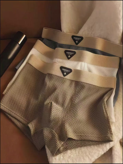 Breeze Weave Luxe Boxers Briefs (Pack Of 3)